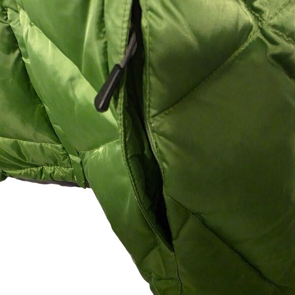 The North Face Women’s 700 Fill Down Vest Green Size Large Hiking Warm Bright - Picture 6 of 13